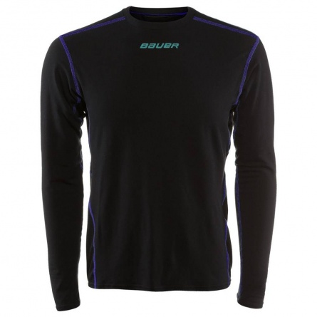 Термо-верх с длинным рукавом S17 BAUER BASICS BL LS TOP YTH - BLK  Р1: Р2 1052731  фото 1